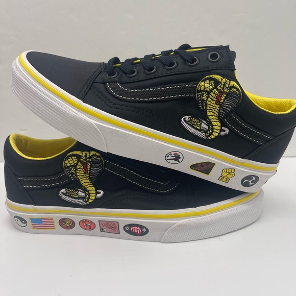 Vans Other - Vans Men’s Old Skool
Cobra Kai Black/Yellow/White Sneakers 
VN0A3WKT05N